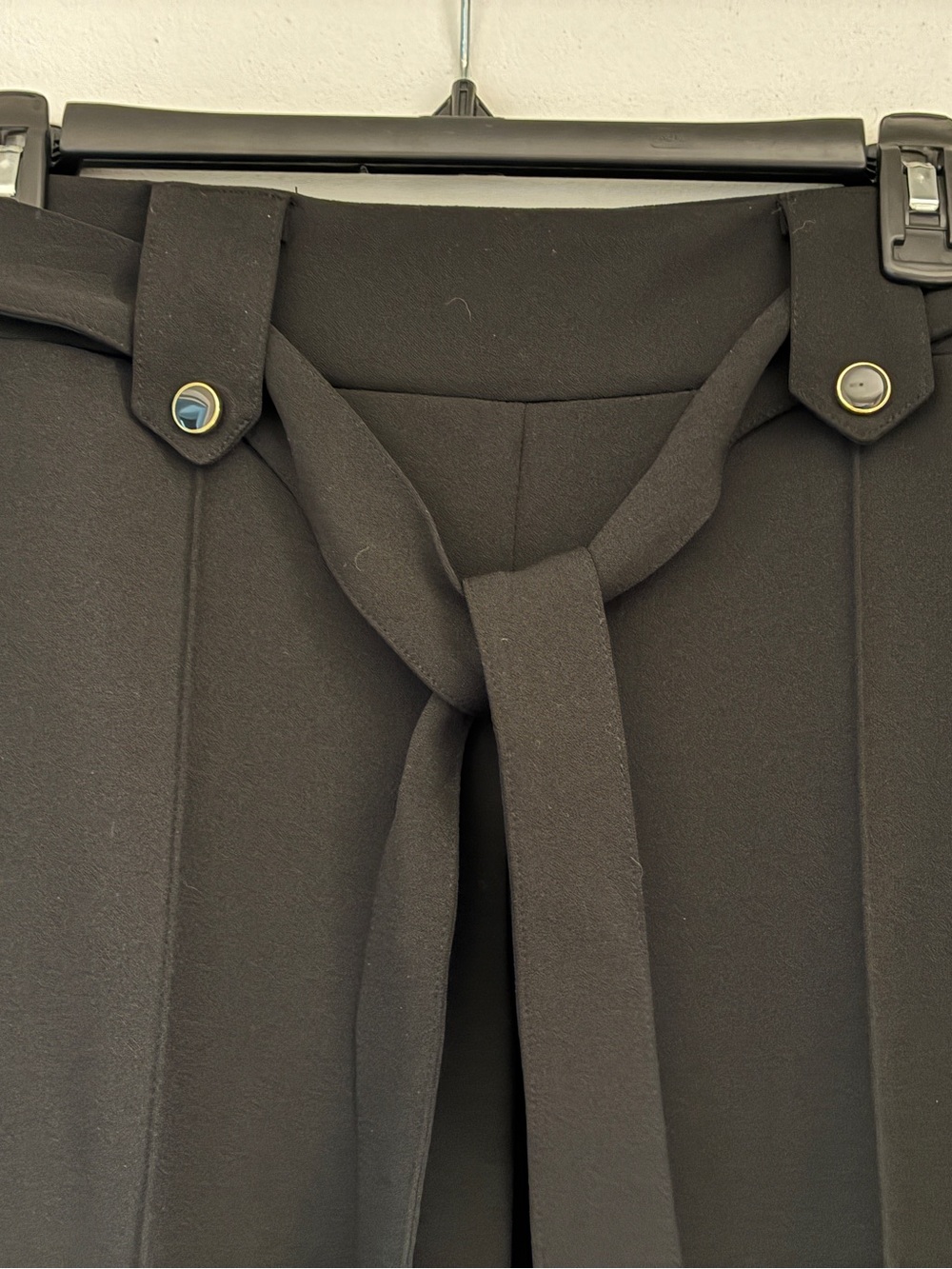 NYC Women’s Black Tie-Waist Dress Pants